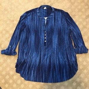 Cocomo Blue Blouse - Size XL